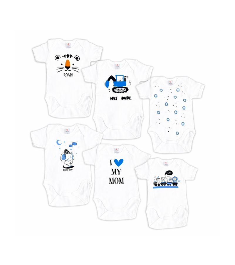 Κοντομάνικο εσώρουχο PRETTY BABY Boy Blue Roar 34885 1τμχ