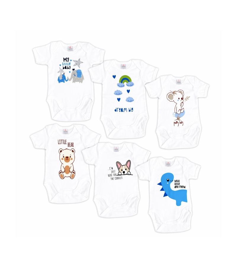 Κοντομάνικο εσώρουχο PRETTY BABY Boy Bear 35186 1τμχ