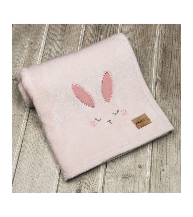 Fleece Κουβέρτα Κούνιας NIMA Bunny 110χ150 35442