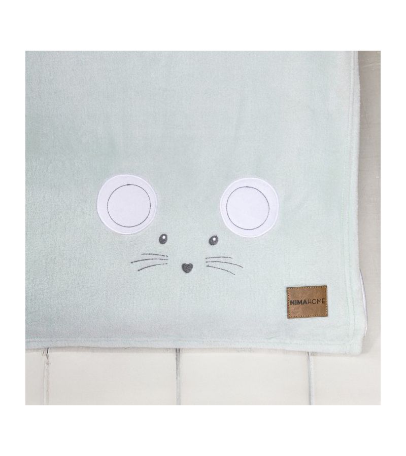 Fleece Κουβέρτα Κούνιας NIMA Mouse 110χ150 35440