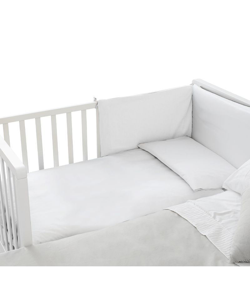 Βρεφικό Σετ PALI Win Bianco-Tortora με λίκνο(90χ73cm), κρεβάτι(133x73cm), στρώματα και προστατευτικό κάγκελο ή προίκα