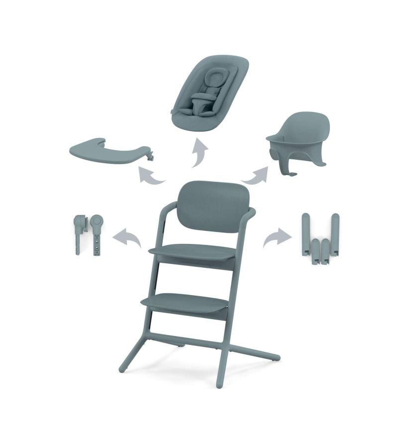 Καρέκλα φαγητού CYBEX Lemo Chair 4in1 Stone Blue
