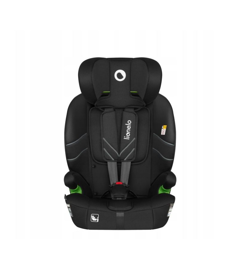 Lionelo Levi Fix i-size Κάθισμα Αυτοκινήτου 76cm-150cm Black Carbon