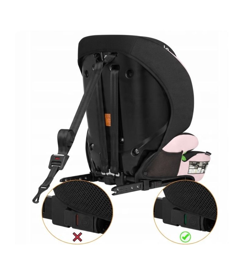 Lionelo Levi Fix i-size Κάθισμα Αυτοκινήτου 76cm-150cm Pink Baby