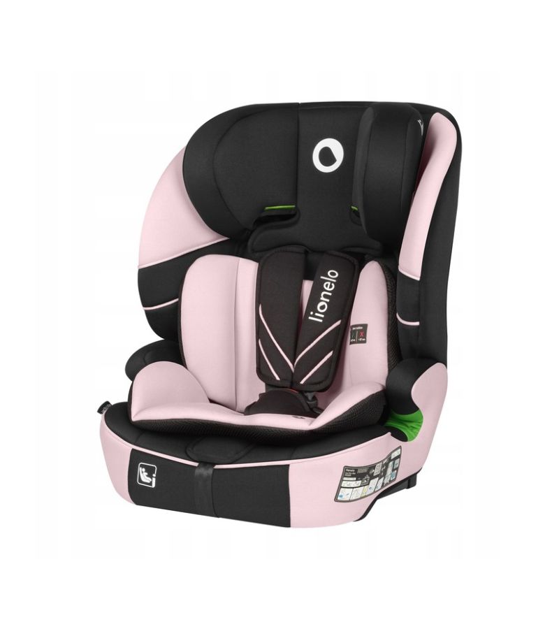 Lionelo Levi Fix i-size Κάθισμα Αυτοκινήτου 76cm-150cm Pink Baby