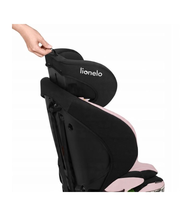 Lionelo Levi Fix i-size Κάθισμα Αυτοκινήτου 76cm-150cm Pink Baby
