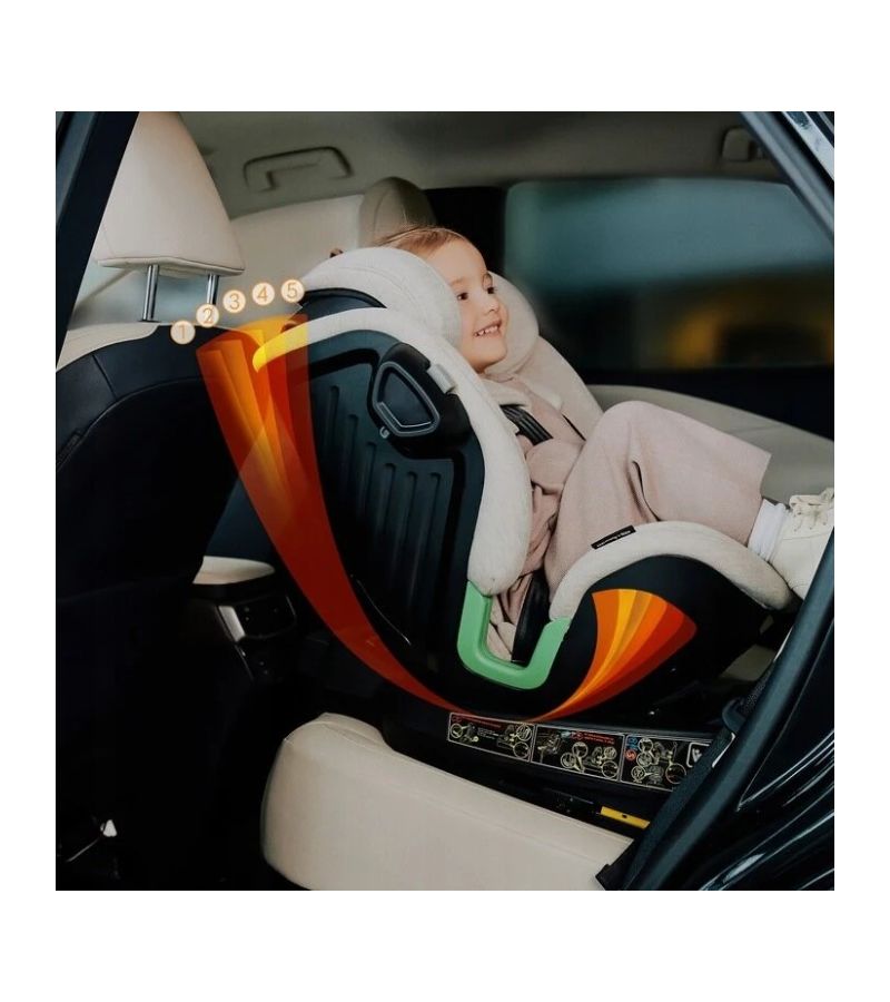 Κάθισμα Αυτοκινήτου Lionelo Harmony i-Size (40-150 cm) isofix Red Brick Bamboo