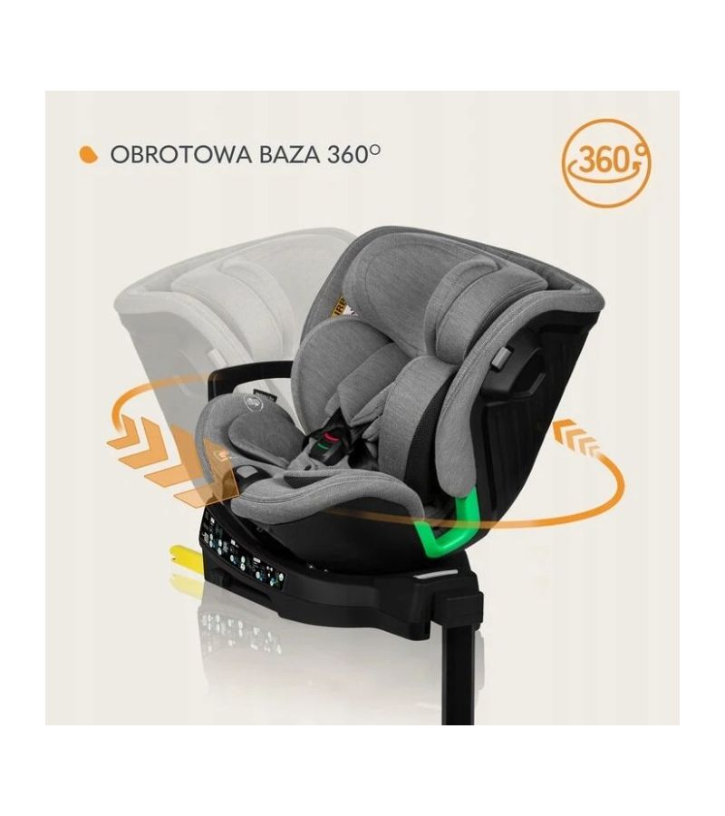 Κάθισμα Αυτοκινήτου Lionelo Harmony i-Size (40-150 cm) isofix Red Brick Bamboo