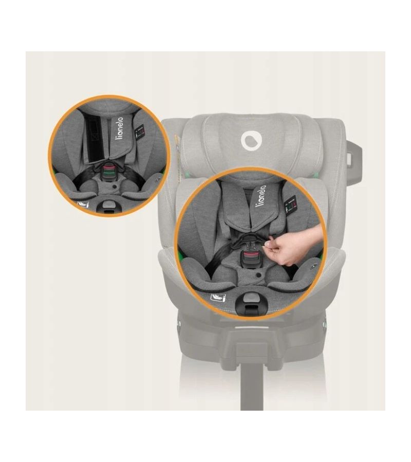 Κάθισμα Αυτοκινήτου Lionelo Harmony i-Size (40-150 cm) isofix Red Brick Bamboo