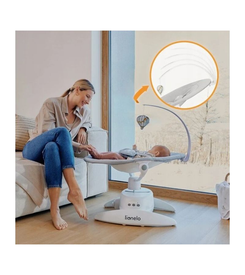 Lionelo Iris Διαδραστικό Ηλεκτρικό Ρηλάξ Beige Sand