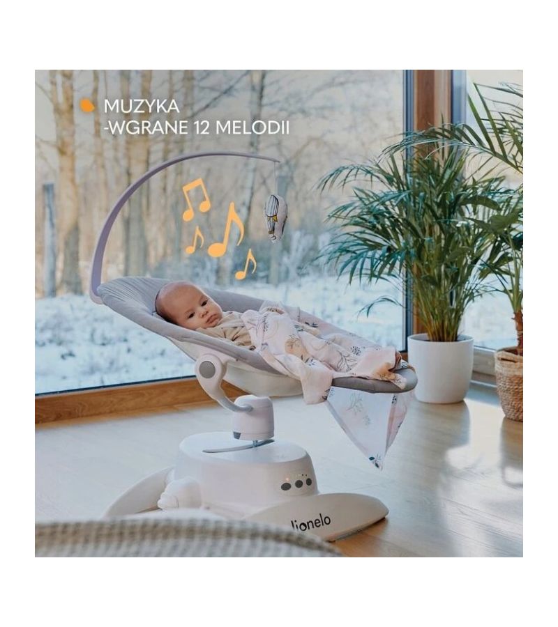 Lionelo Iris Διαδραστικό Ηλεκτρικό Ρηλάξ Beige Sand