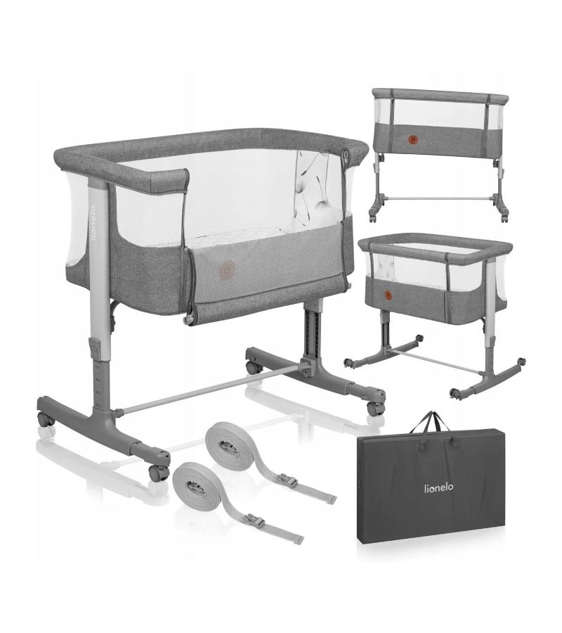 Λίκνο Συγκοίμησης LIONELO Aurora Gray Concrete