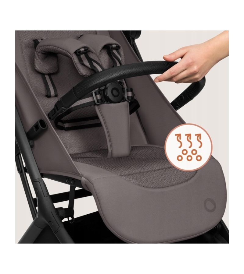 Lionelo Sia Καρότσι Ταξιδίου έως 22kg Biege Taupe