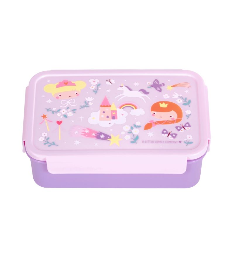 Δοχείο φαγητού Bento Lunch box με χωρίσματα 1,2L Princesses A LITTLE LOVELY COMPANY BBPRPU81