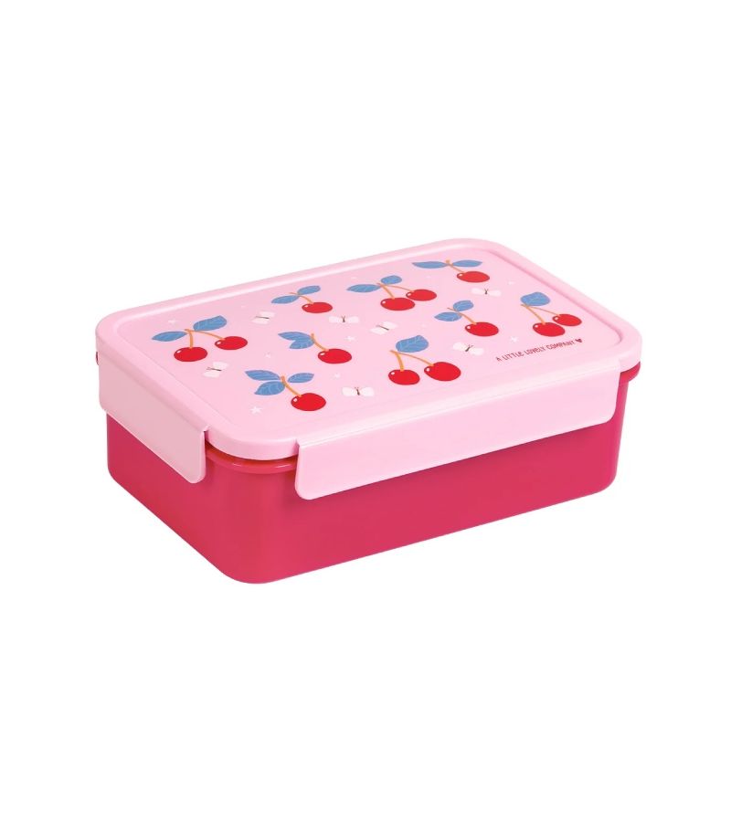 Δοχείο φαγητού Bento Lunch box με χωρίσματα 1,2L Cherries A LITTLE LOVELY COMPANY BBCHPI78