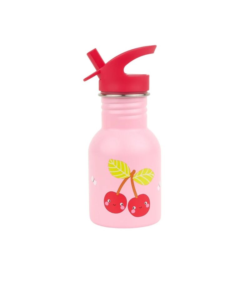 A little lovely company Μπουκάλι από Ανοξείδωτο Ατσάλι 350ml Happy cherries DBSMHC111