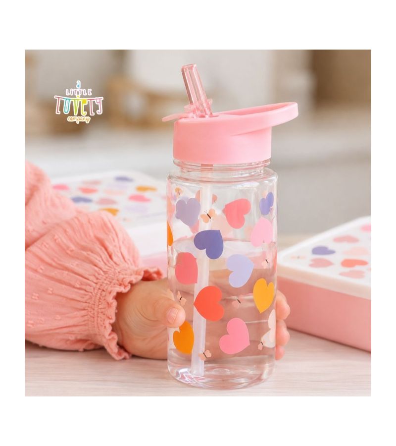 A little lovely company Μπουκάλι 450ml Hearts DBHEMU93