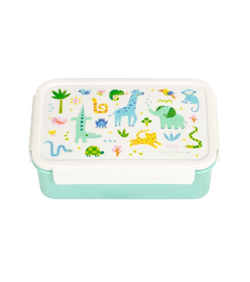 Δοχείο φαγητού Bento Lunch box με χωρίσματα 1,2L Jungle A LITTLE LOVELY COMPANY BBJUMI83