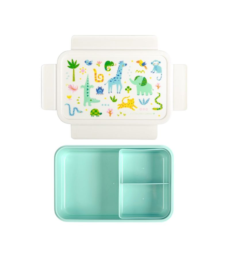 Δοχείο φαγητού Bento Lunch box με χωρίσματα 1,2L Jungle A LITTLE LOVELY COMPANY BBJUMI83