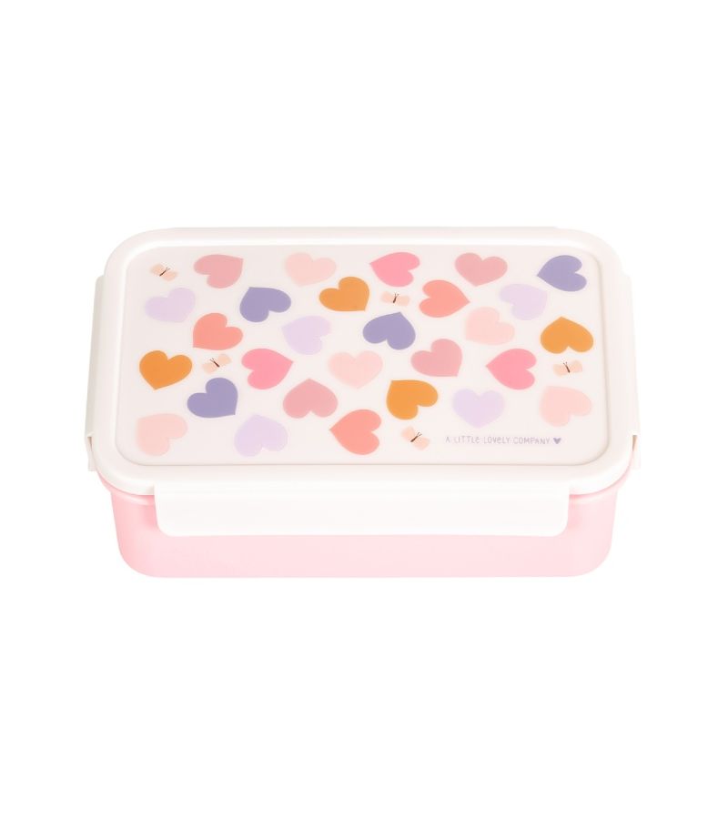 Δοχείο φαγητού Bento Lunch box με χωρίσματα 1,2L Hearts A LITTLE LOVELY COMPANY BBHEMU80