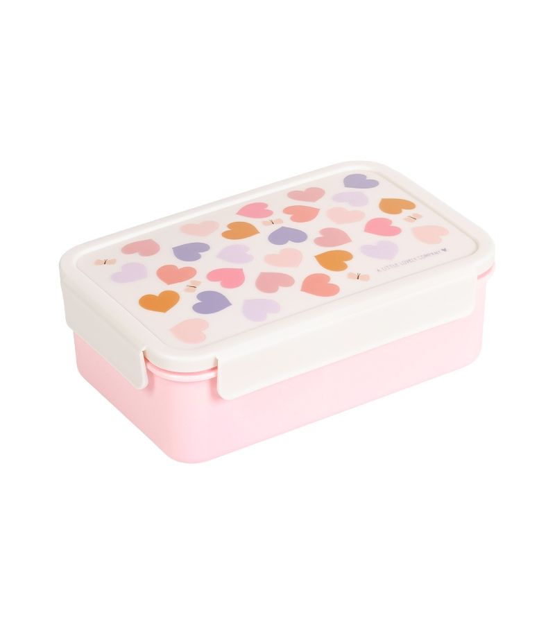 Δοχείο φαγητού Bento Lunch box με χωρίσματα 1,2L Hearts A LITTLE LOVELY COMPANY BBHEMU80