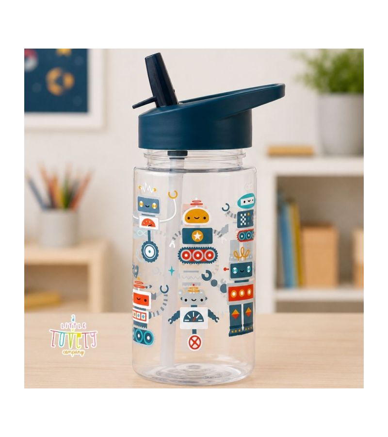 A little lovely company Μπουκάλι 450ml Robots DBROBU95