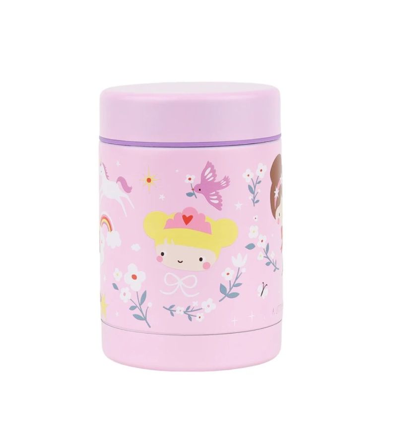 Θερμός φαγητού A little lovely company από ανοξείδωτο ατσάλι 300ml Princesses SSFJPR06