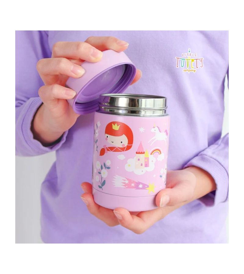 Θερμός φαγητού A little lovely company από ανοξείδωτο ατσάλι 300ml Princesses SSFJPR06