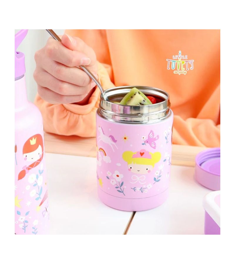 Θερμός φαγητού A little lovely company από ανοξείδωτο ατσάλι 300ml Princesses SSFJPR06