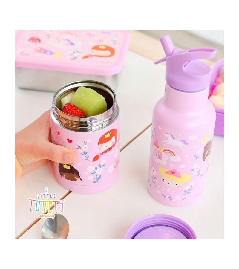 Θερμός φαγητού A little lovely company από ανοξείδωτο ατσάλι 300ml Princesses SSFJPR06
