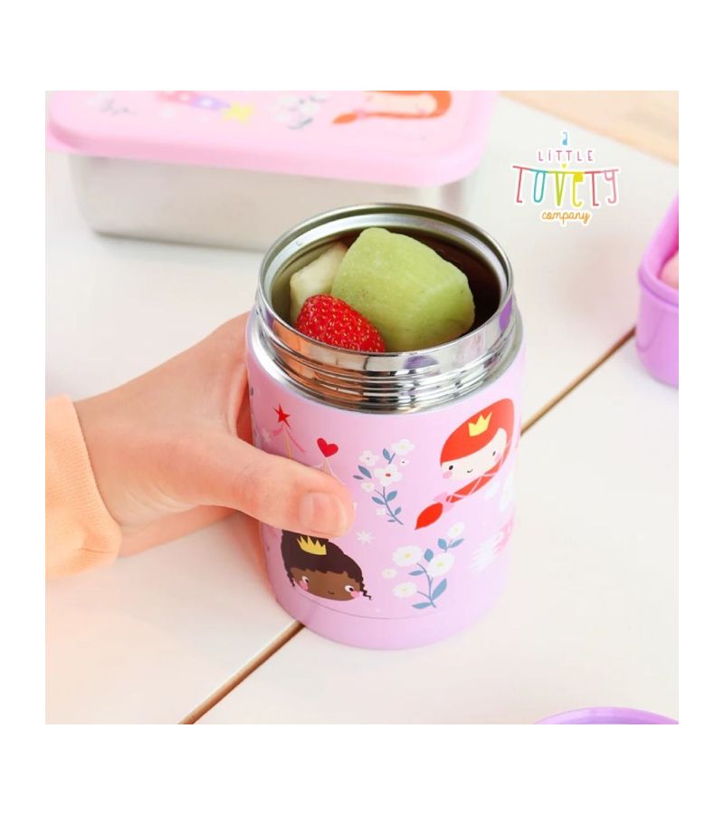 Θερμός φαγητού A little lovely company από ανοξείδωτο ατσάλι 300ml Princesses SSFJPR06