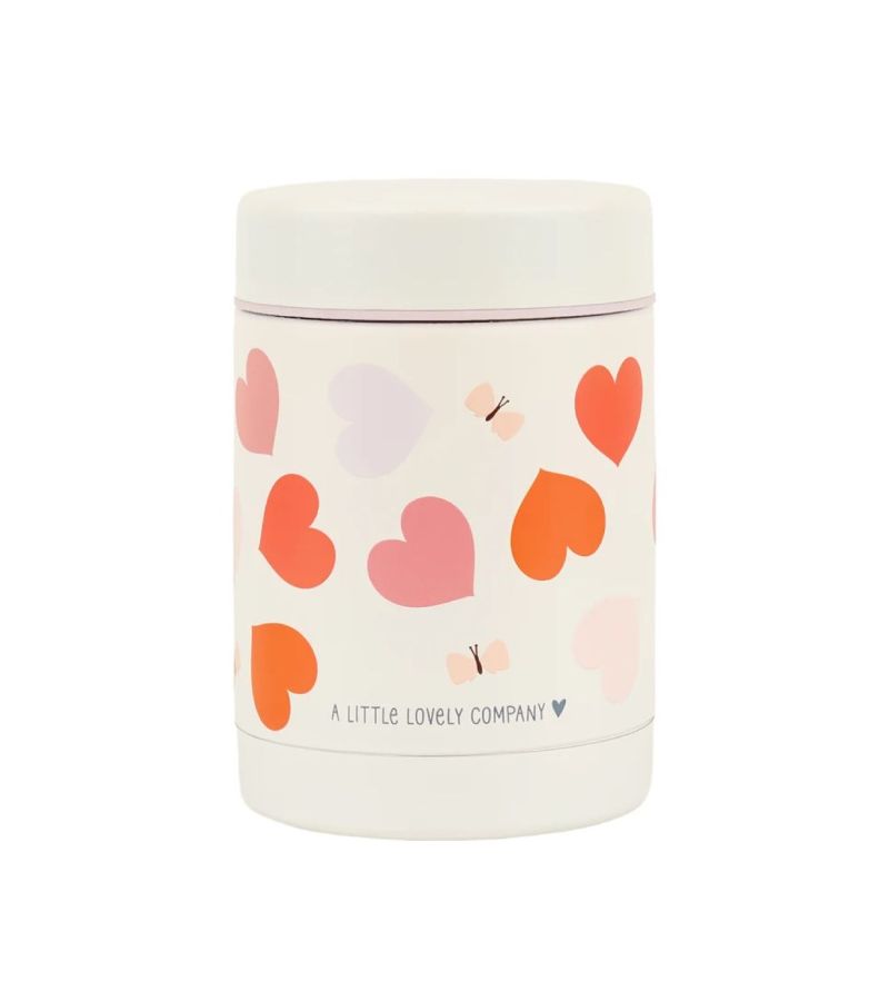 Θερμός φαγητού A little lovely company από ανοξείδωτο ατσάλι 300ml Hearts SSFJHE05