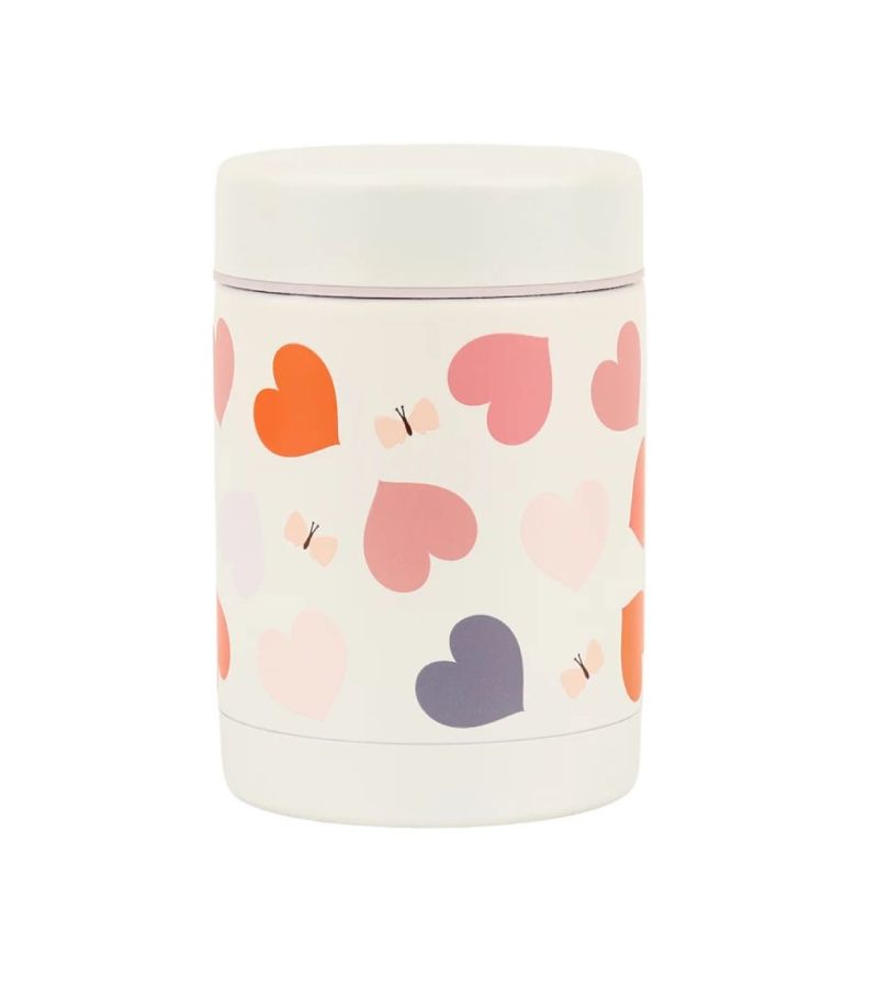Θερμός φαγητού A little lovely company από ανοξείδωτο ατσάλι 300ml Hearts SSFJHE05