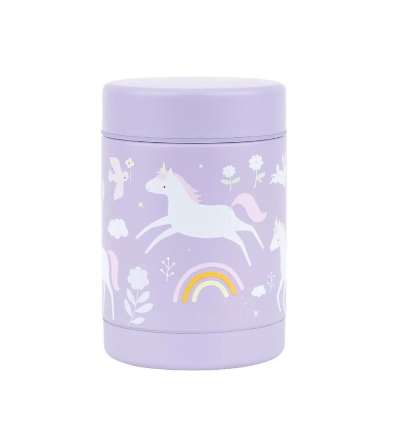 Θερμός φαγητού A little lovely company από ανοξείδωτο ατσάλι 300ml Unicorn Dreams SSFJUD02