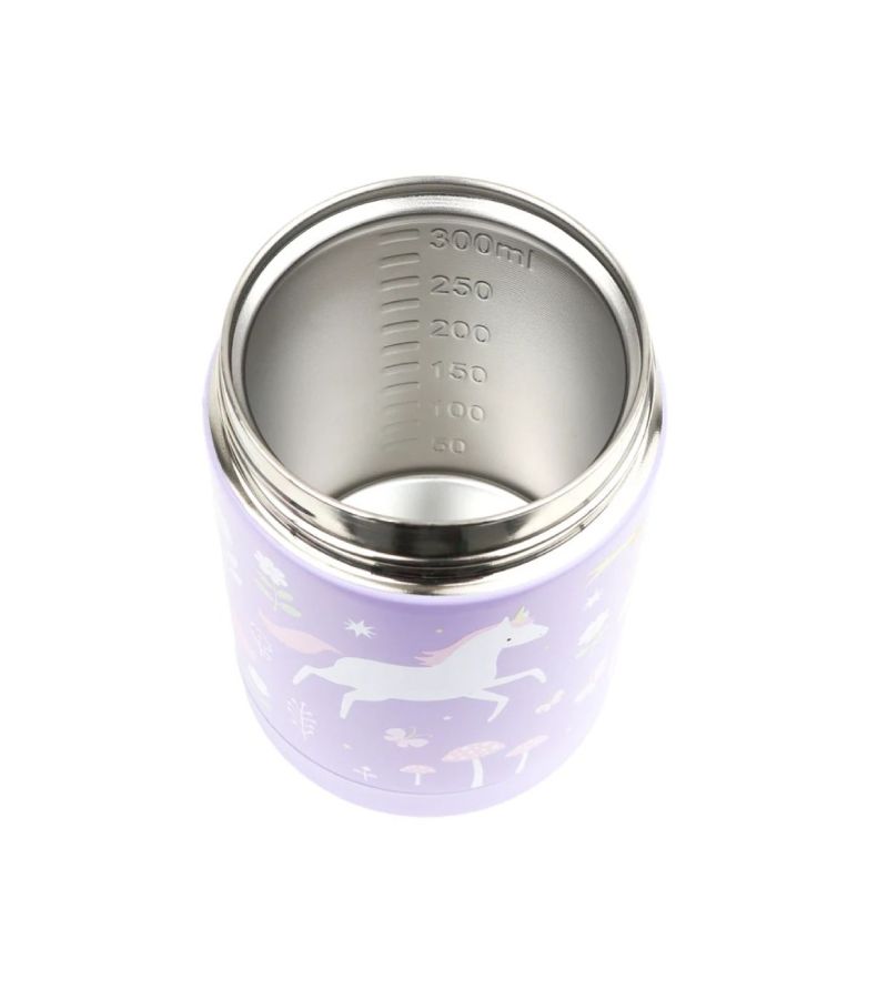 Θερμός φαγητού A little lovely company από ανοξείδωτο ατσάλι 300ml Unicorn Dreams SSFJUD02
