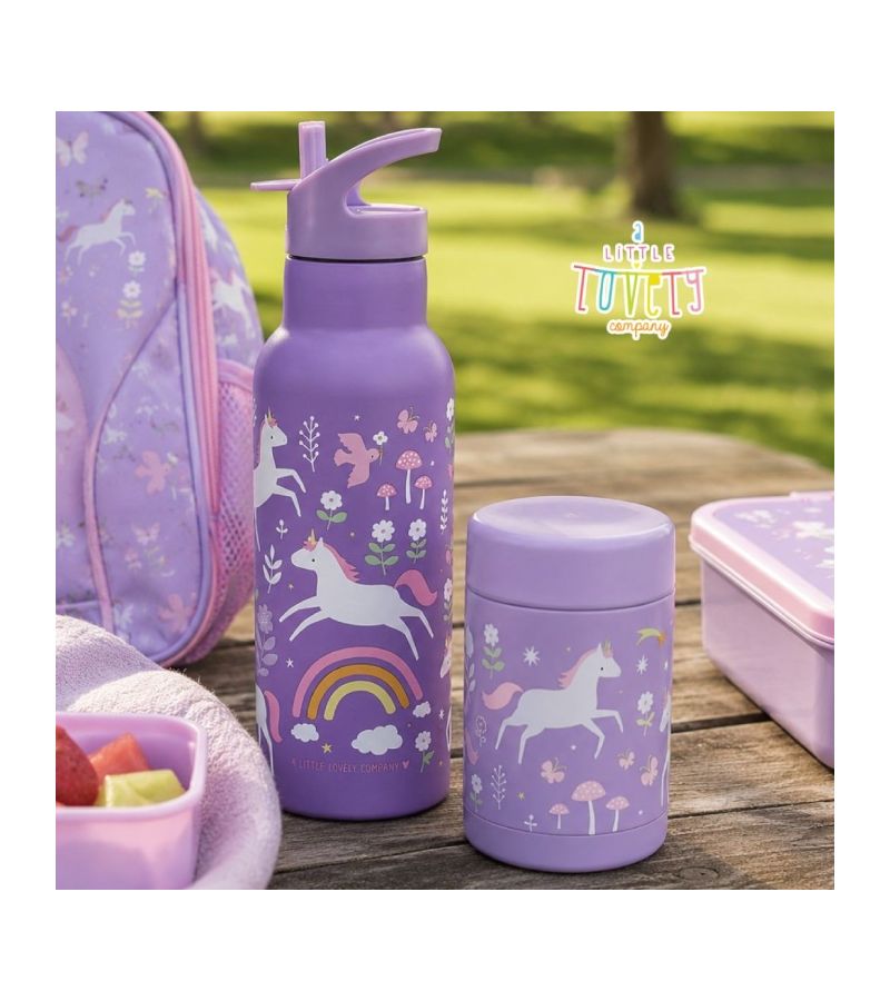 Θερμός φαγητού A little lovely company από ανοξείδωτο ατσάλι 300ml Unicorn Dreams SSFJUD02