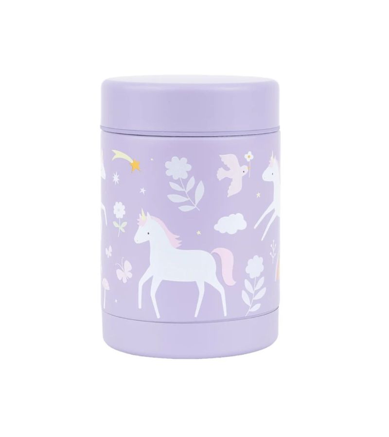 Θερμός φαγητού A little lovely company από ανοξείδωτο ατσάλι 300ml Unicorn Dreams SSFJUD02