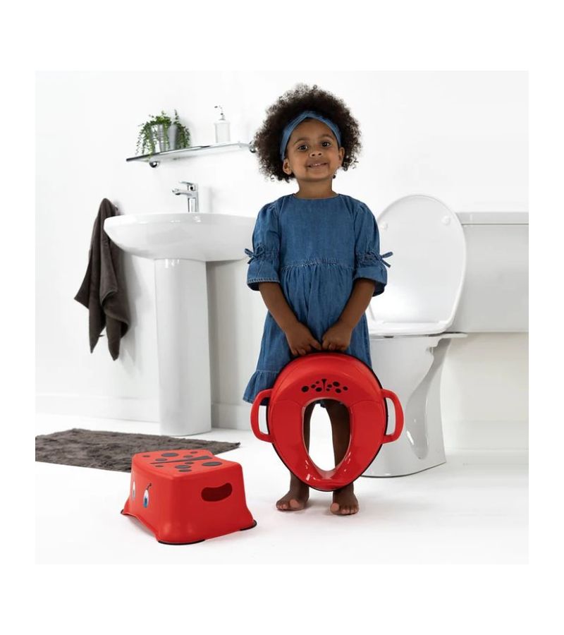 Σκαλοπάτι Βοηθητικό Τουαλέτας My Little Step Stool Πασχαλίτσα Κόκκινη MLSS-LB