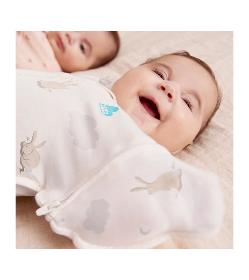 Υπνόσακος LOVE TO DREAM Swaddle UP 1.0 tog White Cloud Bunnies L1001319WHT