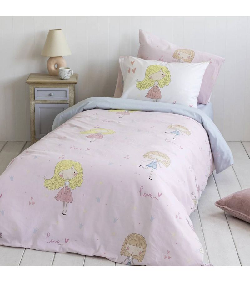 Παπλωματοθήκη Μονή NIMA Lovely 160x240 34331