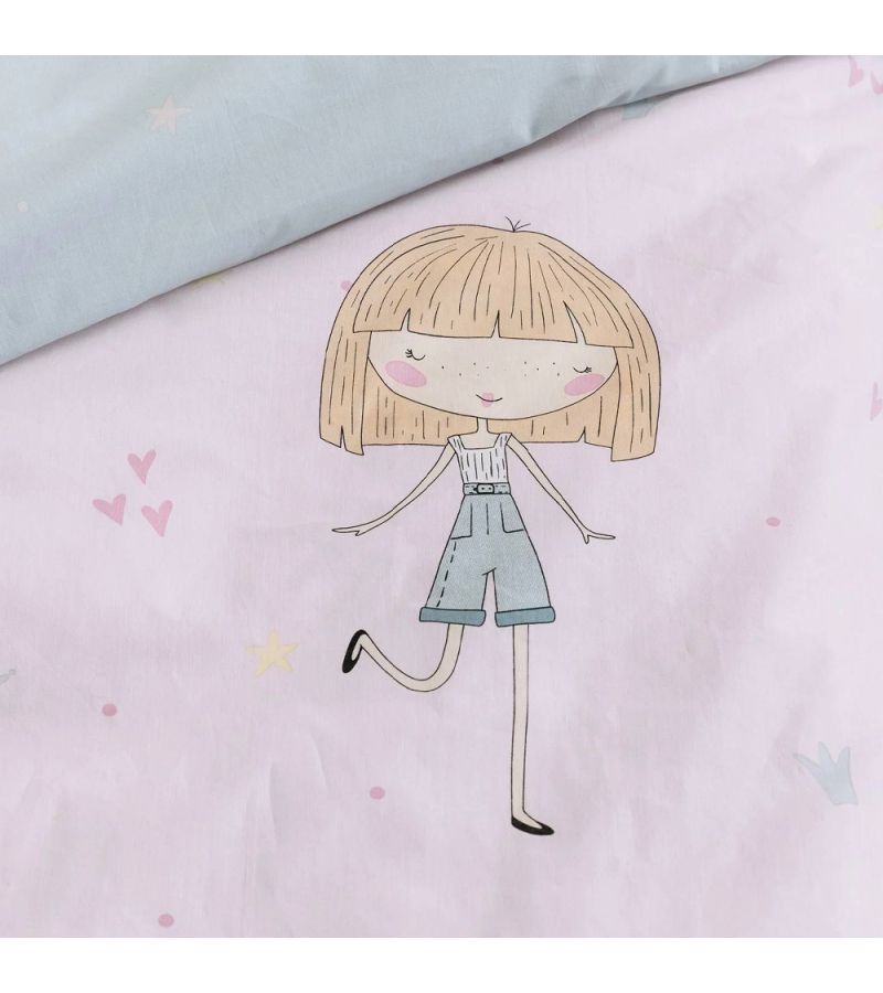 Παπλωματοθήκη Μονή NIMA Lovely 160x240 34331