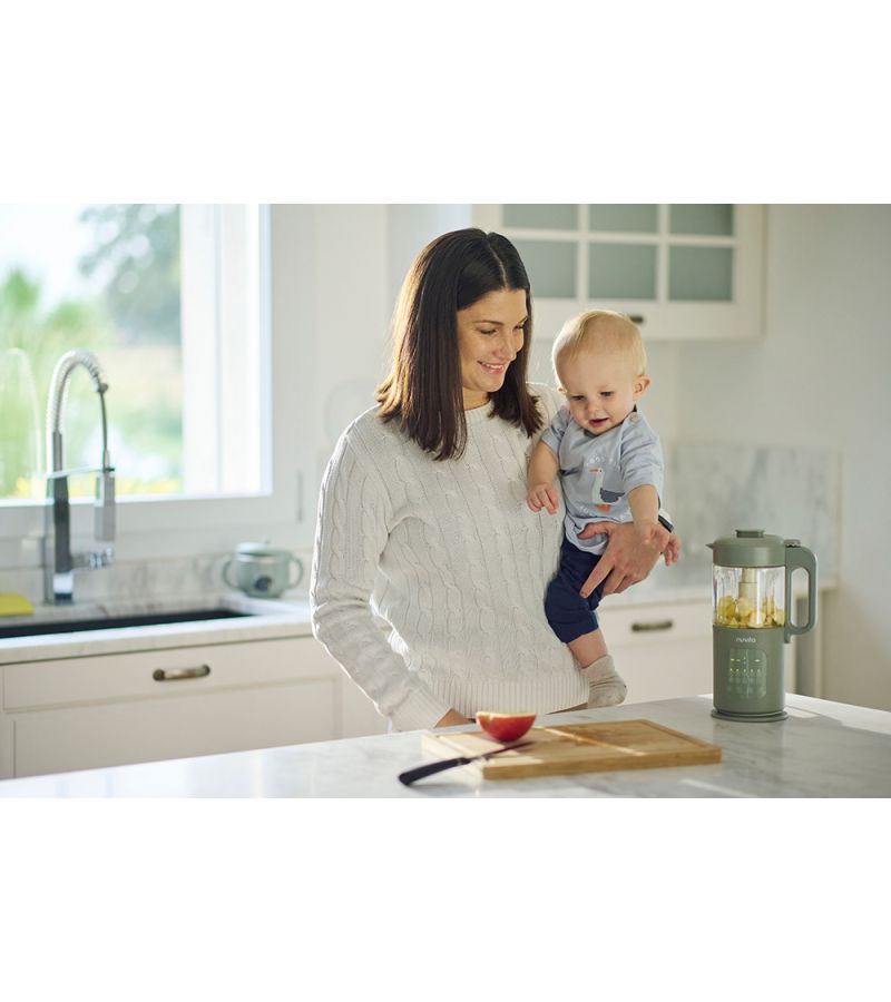 NUVITA  Ατμομάγειρας 7in1 Magic Pappa 1967 HP 400W 700ml Sage Green NU-PPFP0021