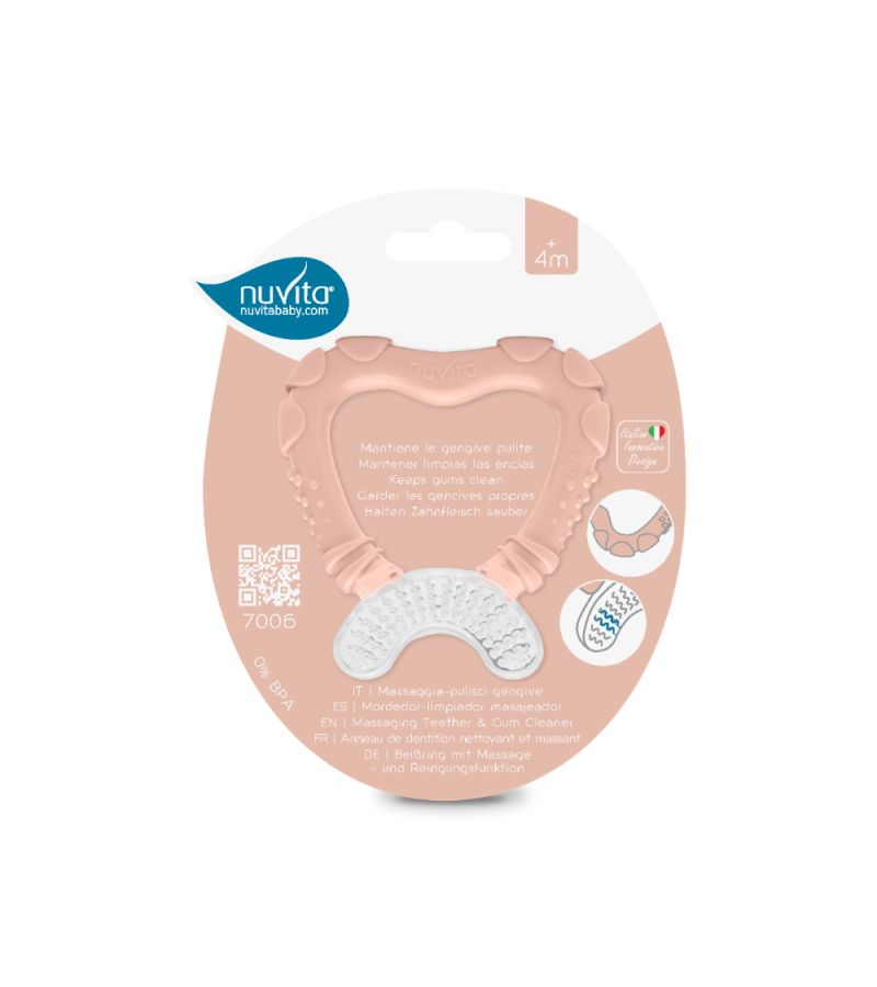 NUVITA Μασητικό Οδοντοφυΐας 7006 English Rose 4m+ NU-IBOC0034
