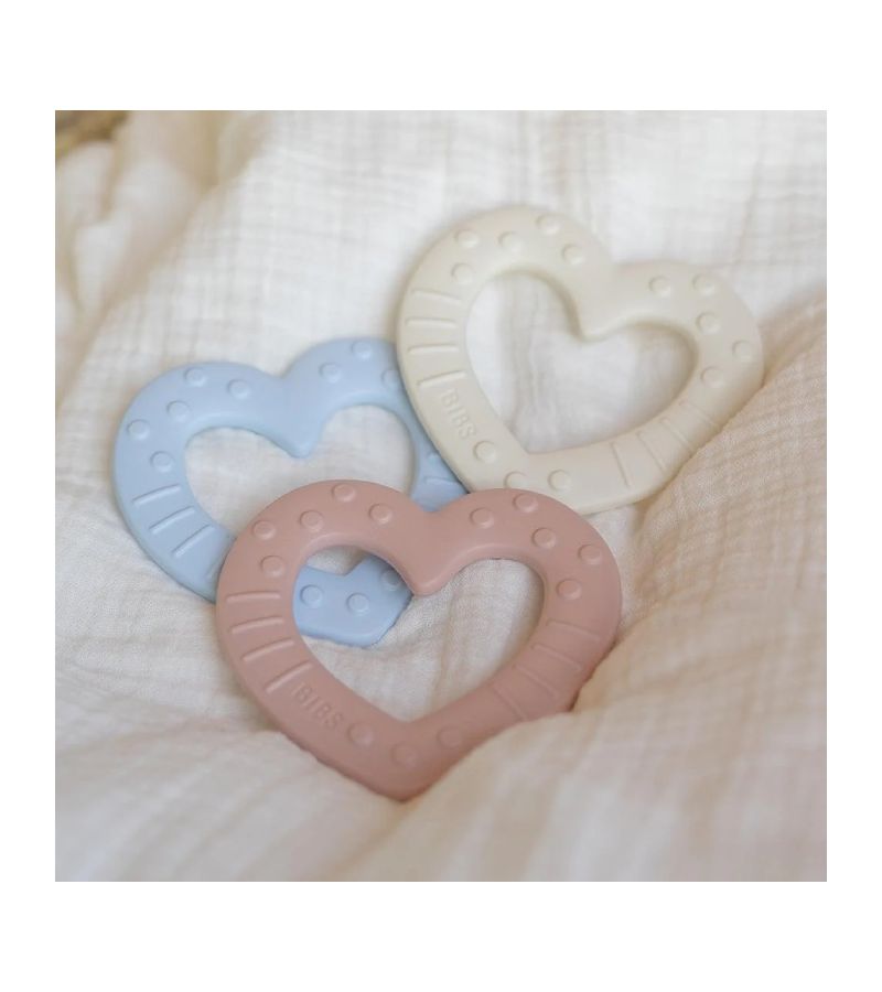 Μασητικό Καρδούλα BIBS Ivory 3100216