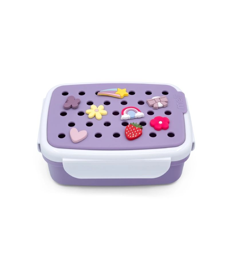 Melii – Bento Φαγητοδοχείο με Charms Μωβ MEL27630