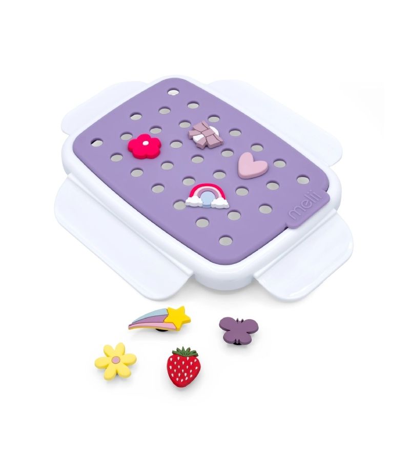 Melii – Bento Φαγητοδοχείο με Charms Μωβ MEL27630