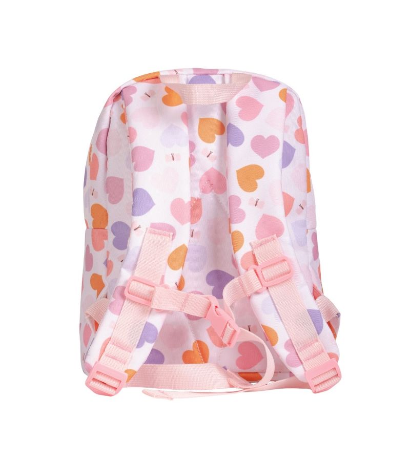 Mini Τσάντα πλάτης παιδικού σταθμού A LITTLE LOVELY COMPANY Unicorn Hearts BPHEMU92