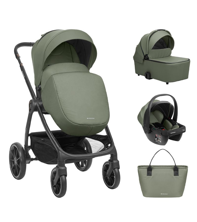 Πολυκαρότσι 3 σε 1 KIKKABOO Modena Army Green