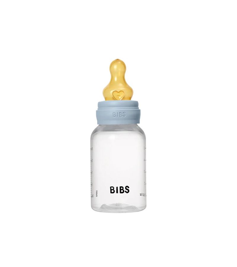 Πλαστικό Μπιμπερό BIBS Latex Αργής Ροής 150ML Baby Blue 5016231