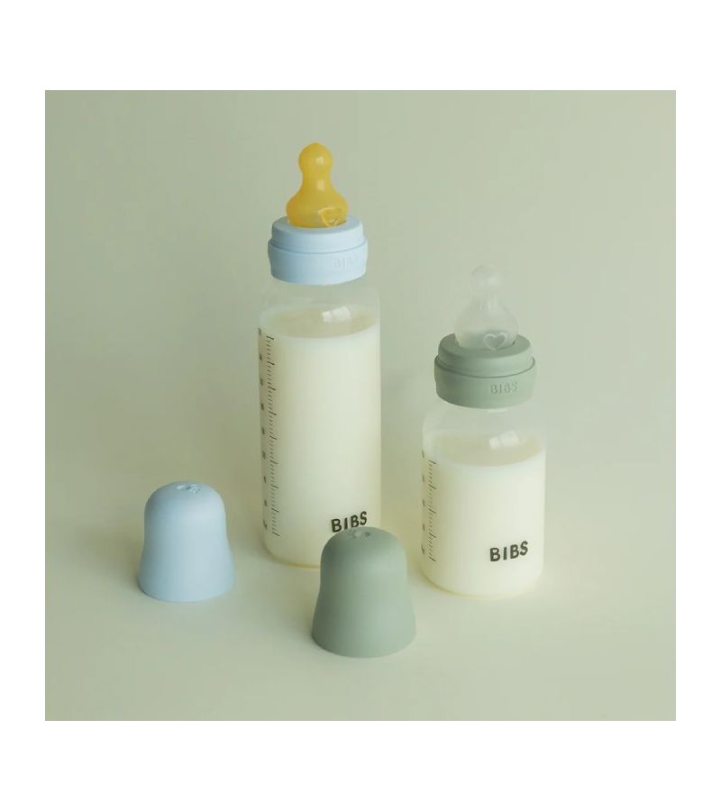 Πλαστικό Μπιμπερό BIBS Latex Αργής Ροής 150ML Baby Blue 5016231